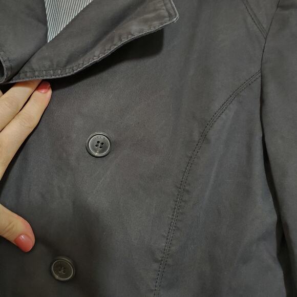 Zara | Lightweight Lined Double Breasted Peacoat - Picture 9 of 12